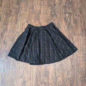 Vineyard Vines 6 Elegant Black Plaid Women's Skirt